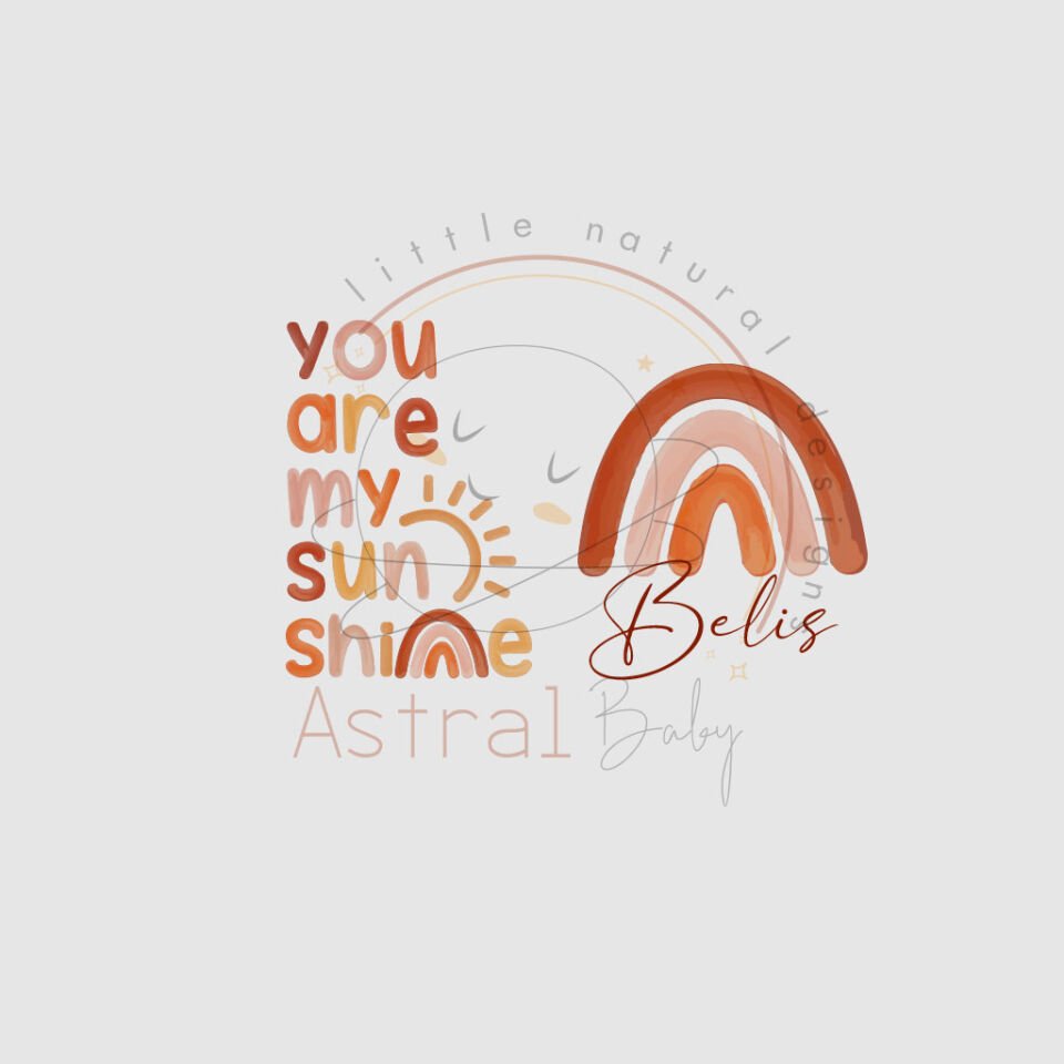 You Are My Sunshine Kısa / Uzun Kol Çıtçıtlı Bebek Body