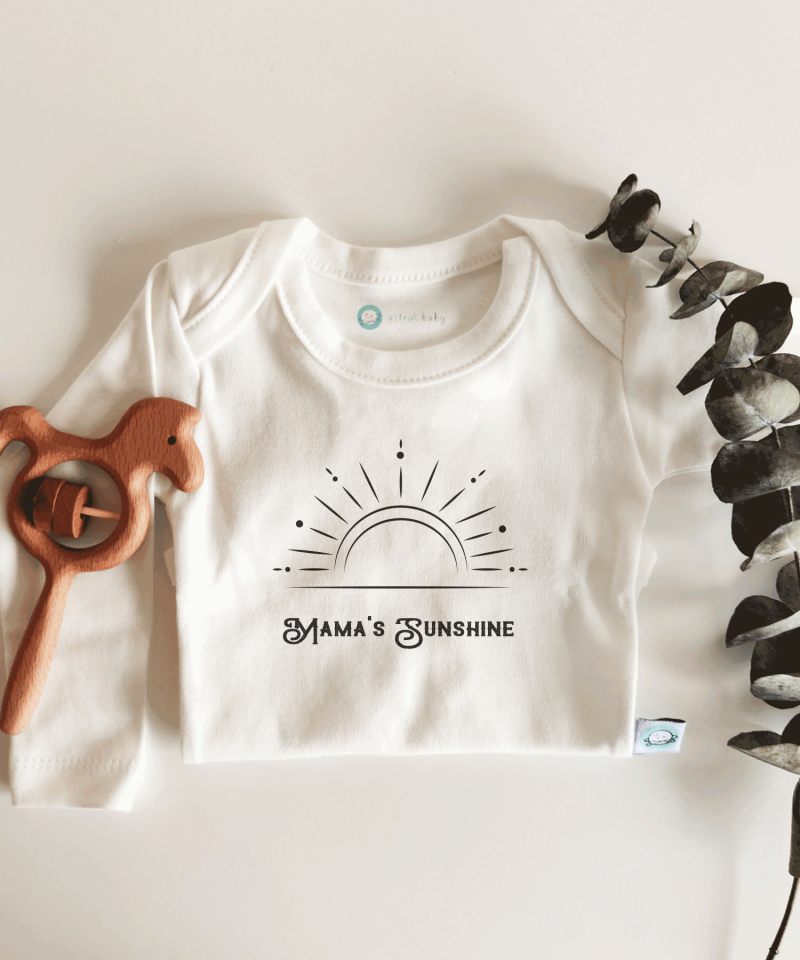 Mama's Sunshine Kısa / Uzun Kol Çıtçıtlı Bebek Body