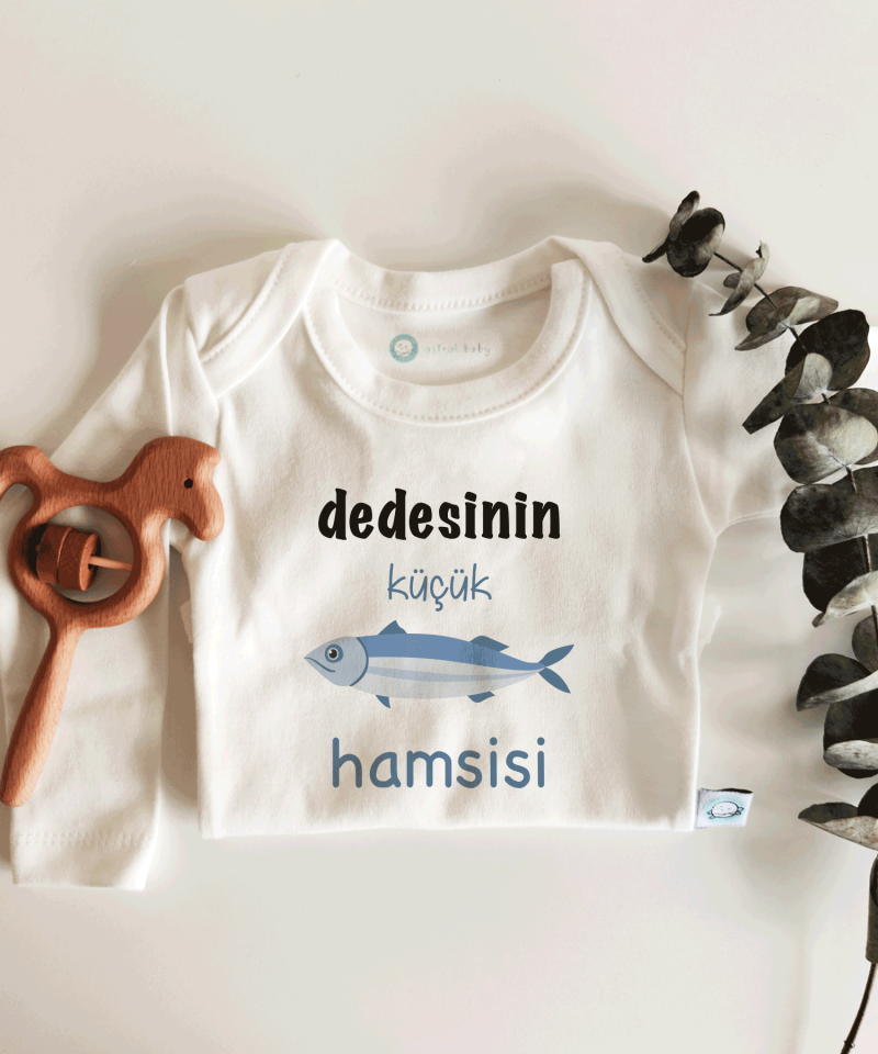 Dedesinin Hamsisi Kısa / Uzun Kol Çıtçıtlı Bebek Body