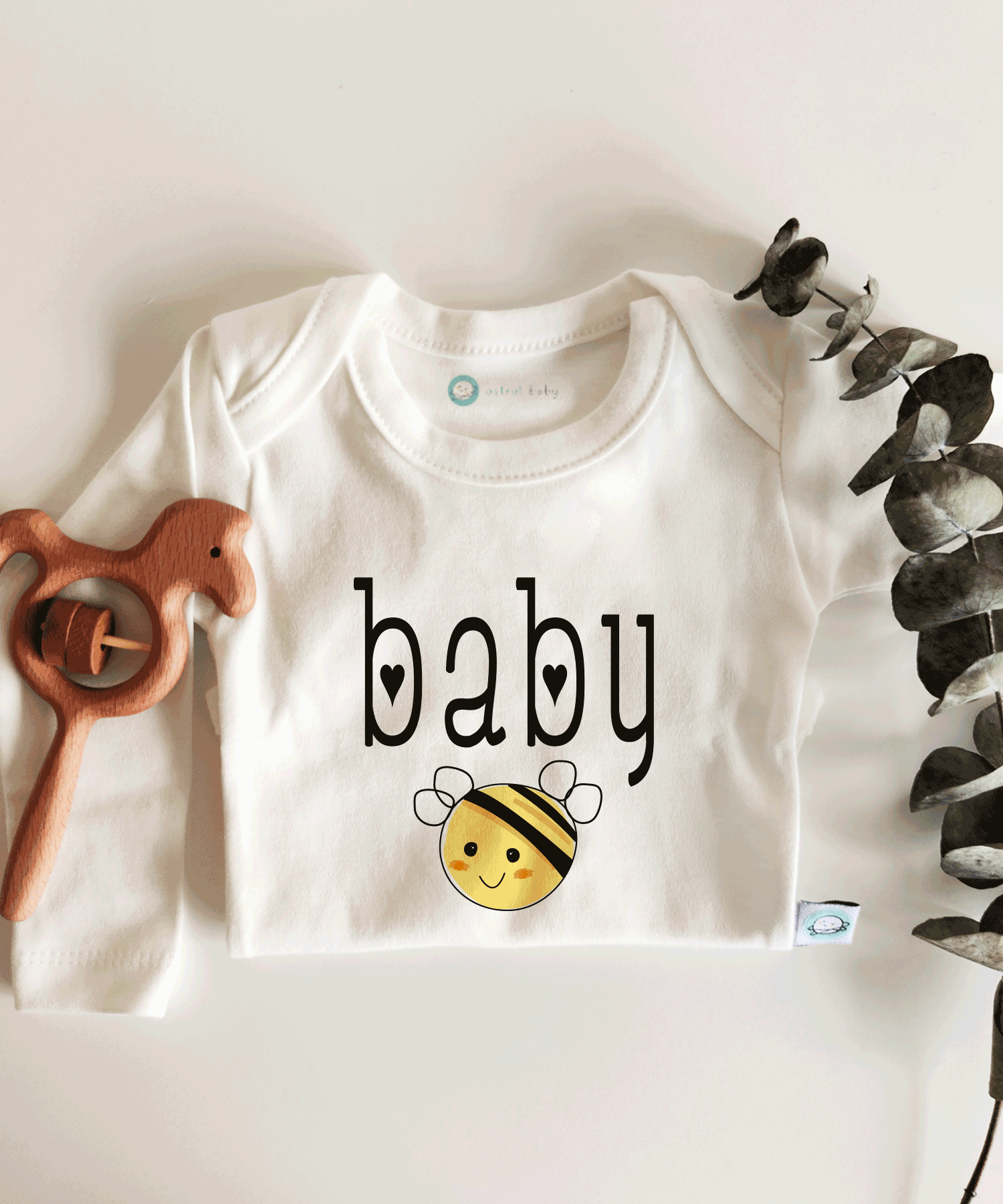 Baby Bee Kısa / Uzun Kol Çıtçıtlı Bebek Body